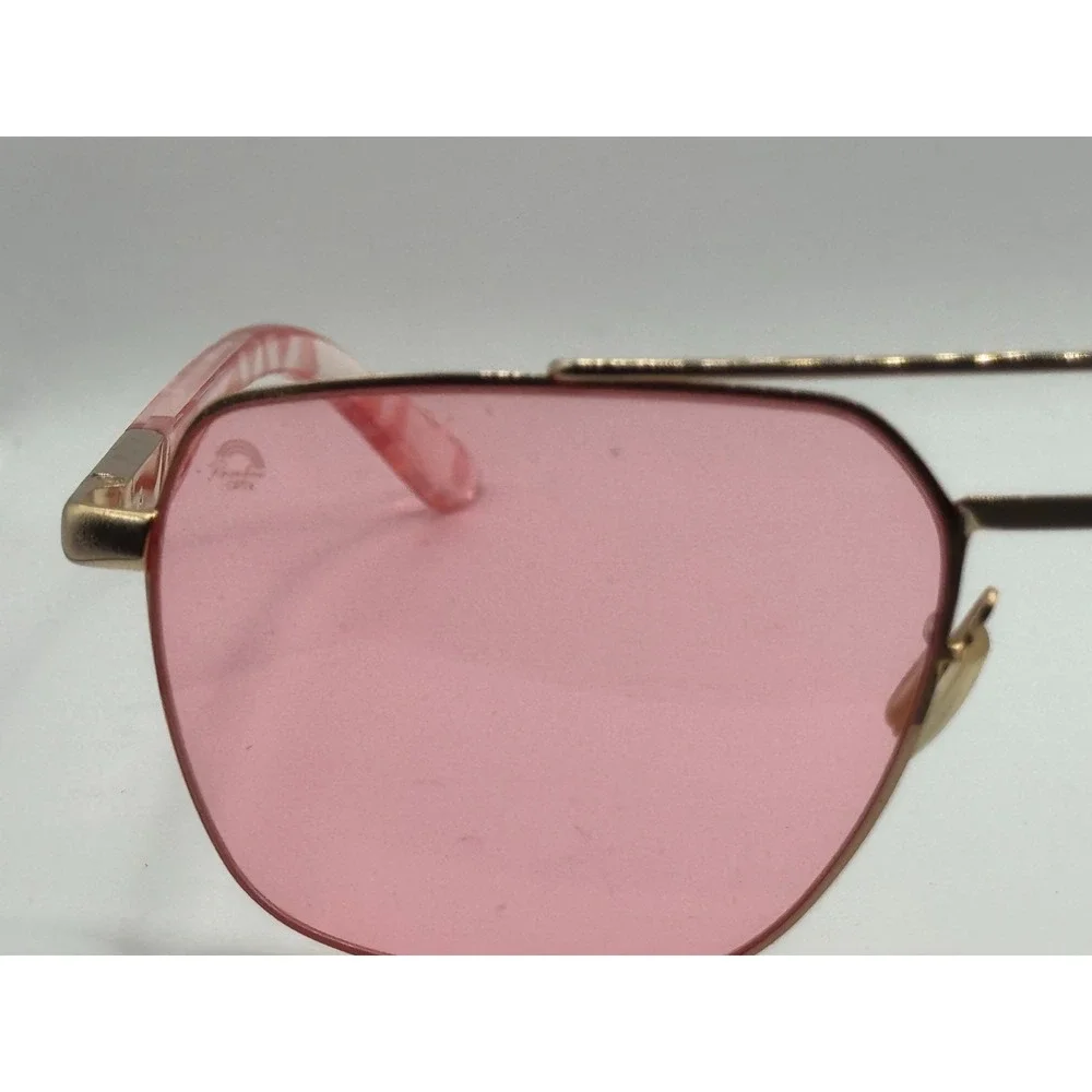 Rainbow OPTX Leo Rose Women's Pink Tint Lenses Aviator Sunglasses Frame Only